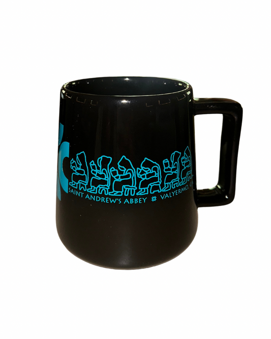 Saint Andrew’s abbey- Jade Mug Black w/ Teal