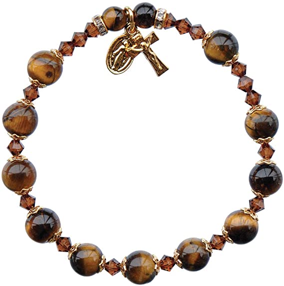 Tiger Eye Rosary Bracelet