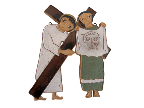 6th Station of the Cross- Veronica Wipes the Face of Jesus (Large)