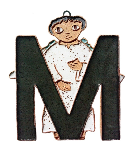 ALPHABET ANGEL LETTER M