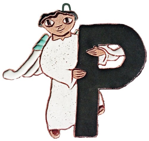ALPHABET ANGEL LETTER P