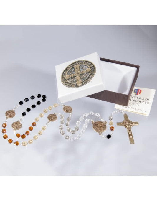 6mm Brown Glass Bead 5color St Benedict