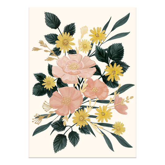 Blank Bouquet Greeting Card