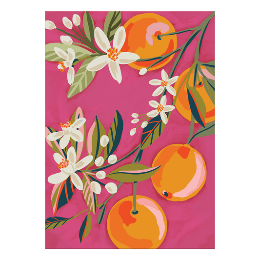 Blank Bright Citrus Greeting Card