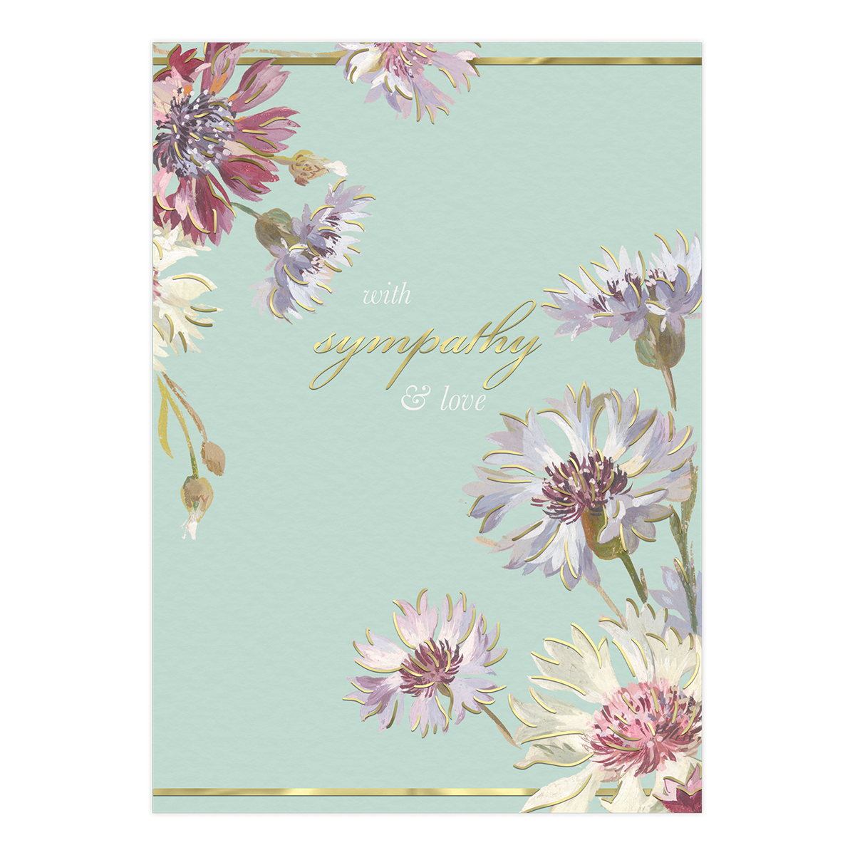 Sympathy Wildflower Greeting Card