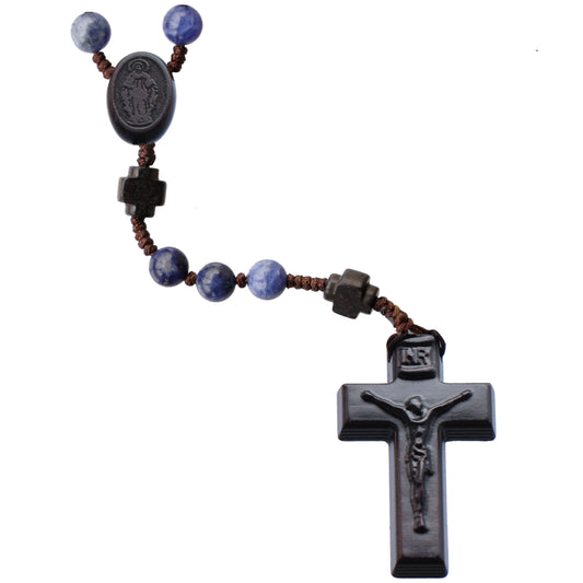 6mm Sodalite/Jujube Wood Rosary