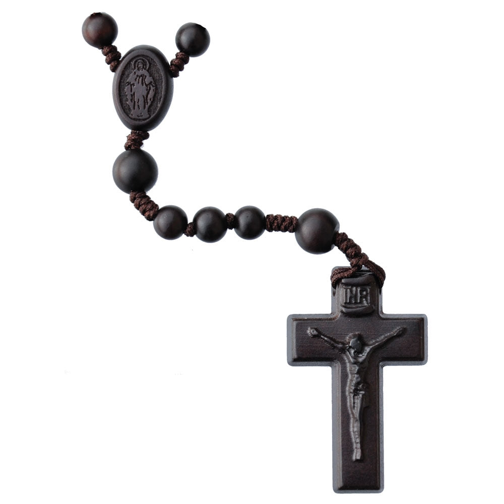 Rosary 5 Decade Jujube Wood 10mm